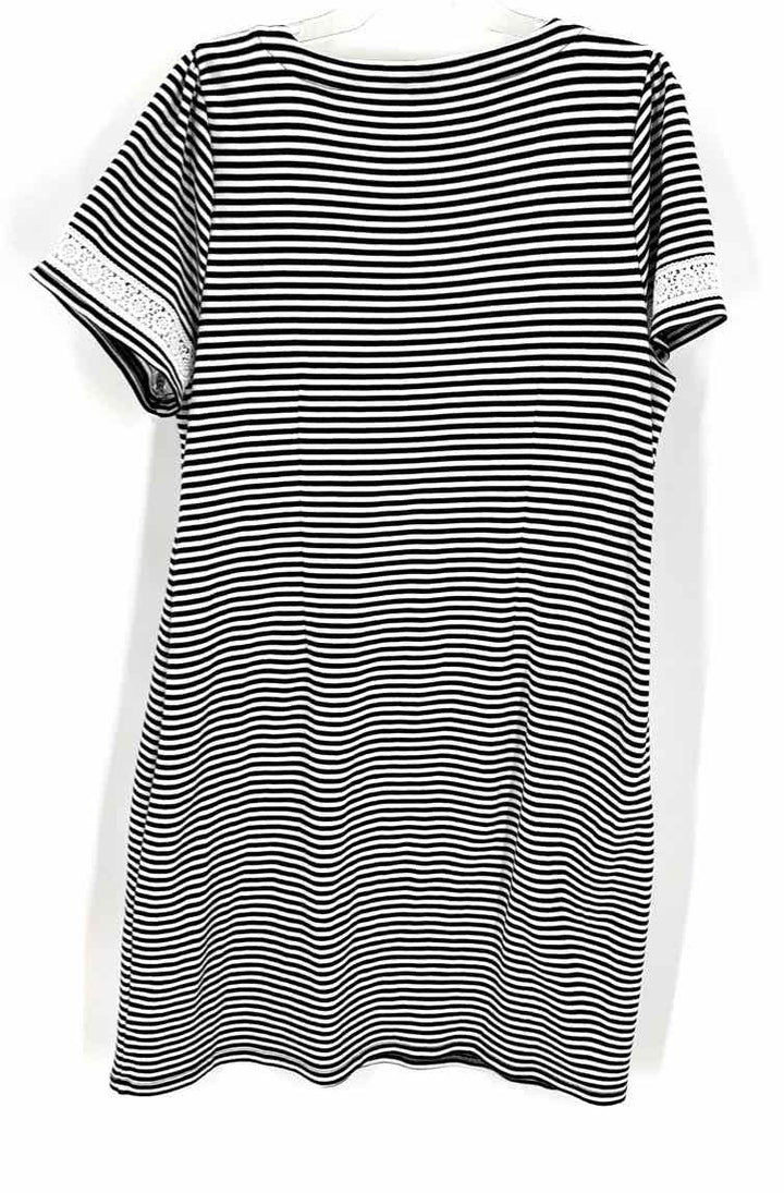 Size XL Talbots Black/White Dress