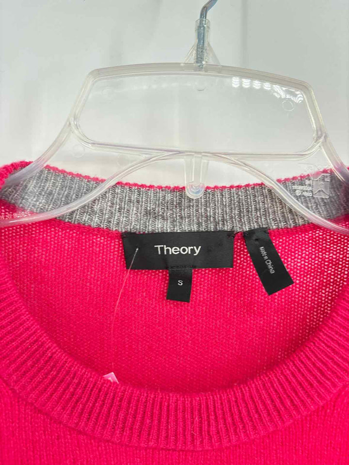 Size S THEORY Fuschia Sweater