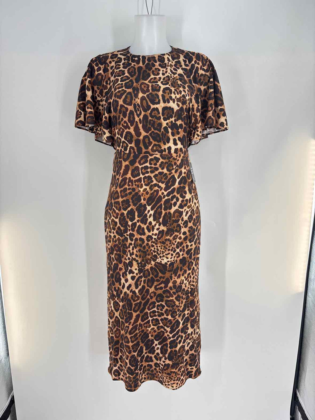 Size XS EXPRESS Brown Print Dress