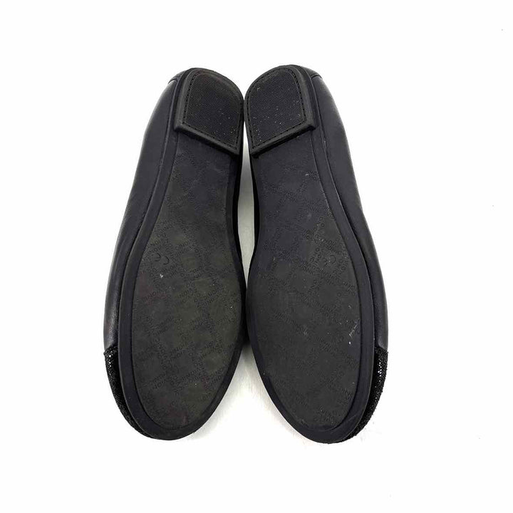 Shoe Size 8.5 VIONIC Black Leather Flats