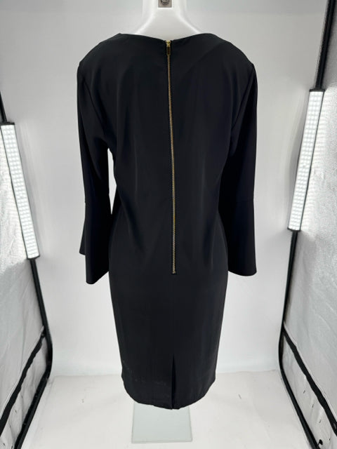 Size 8 CARMEN MARC VALVO Black Dress