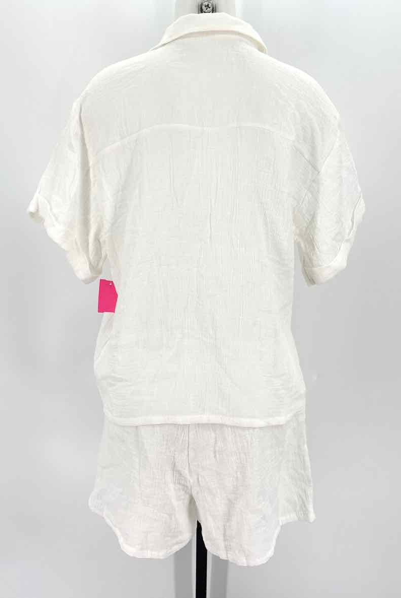 Size L NICOLE MILLER White Shirt