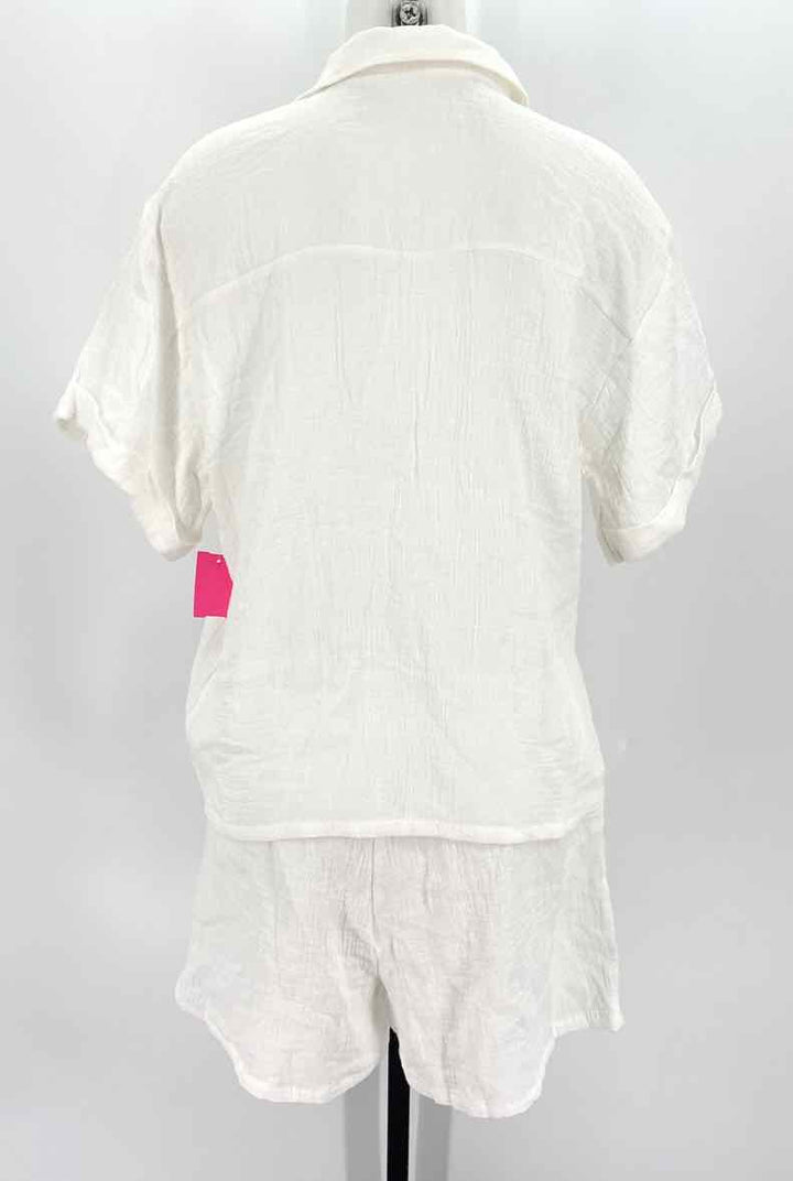 Size L NICOLE MILLER White Shirt