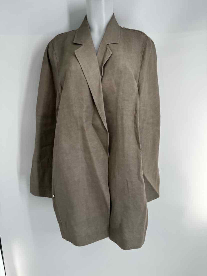 Size X LAFAYETTE Tan Linen Blazer
