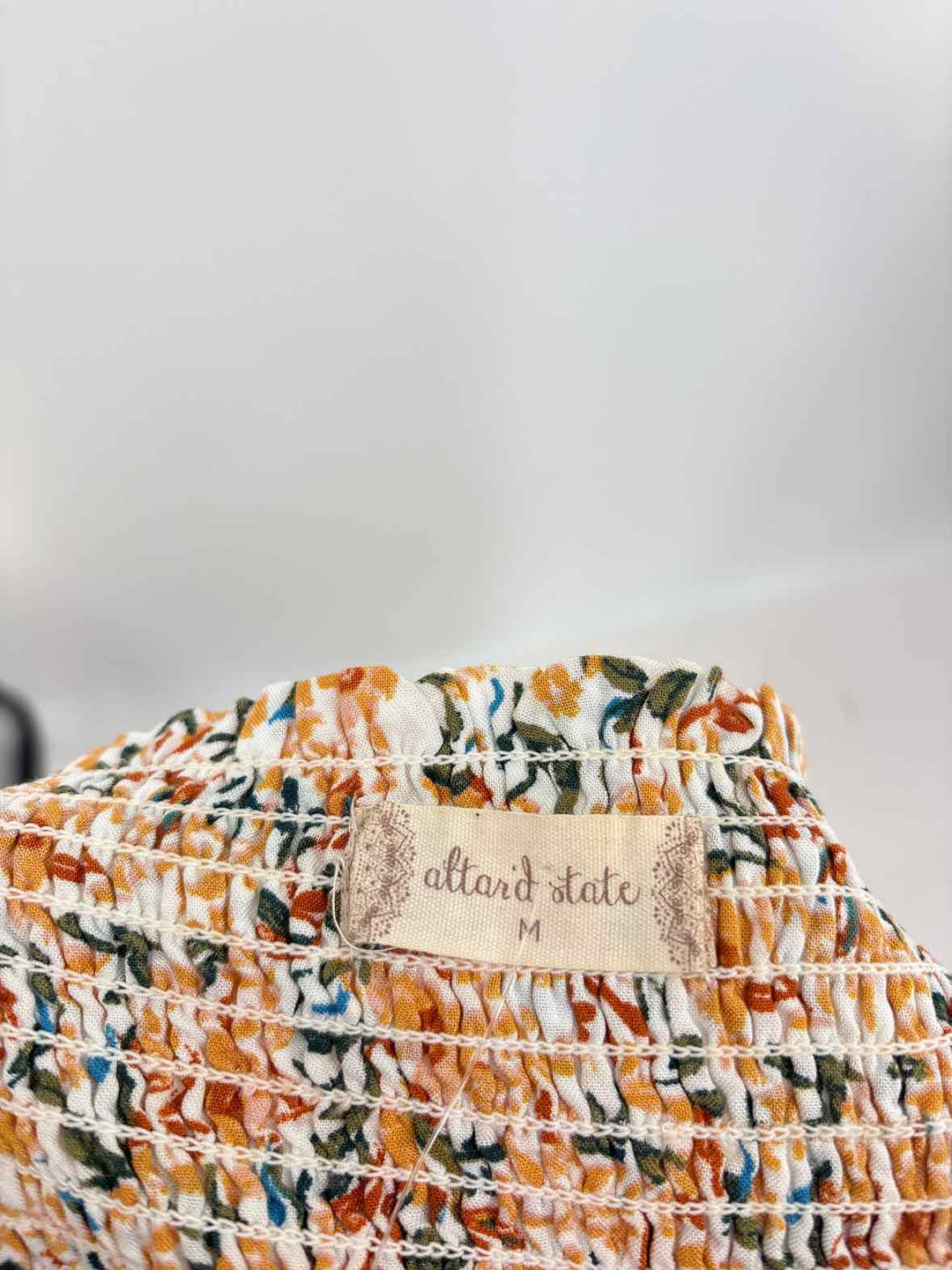 Size M ALTAR'D STATE ORANGE PRINT Dress