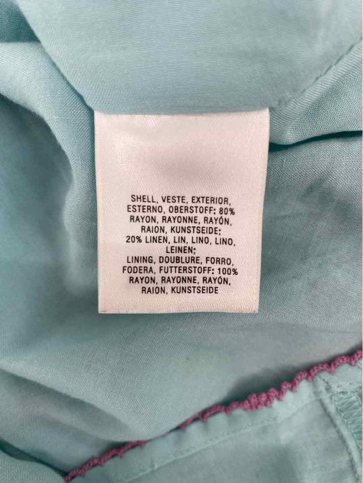 Size 4 Anthropologie Blue Skirt