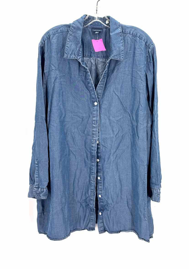 Size 3X J JILL Denim Shirt