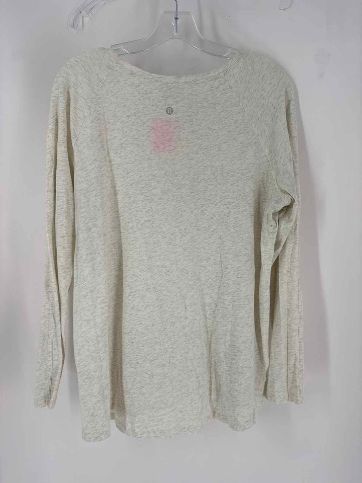 Size 10 Lululemon Cream Shirt