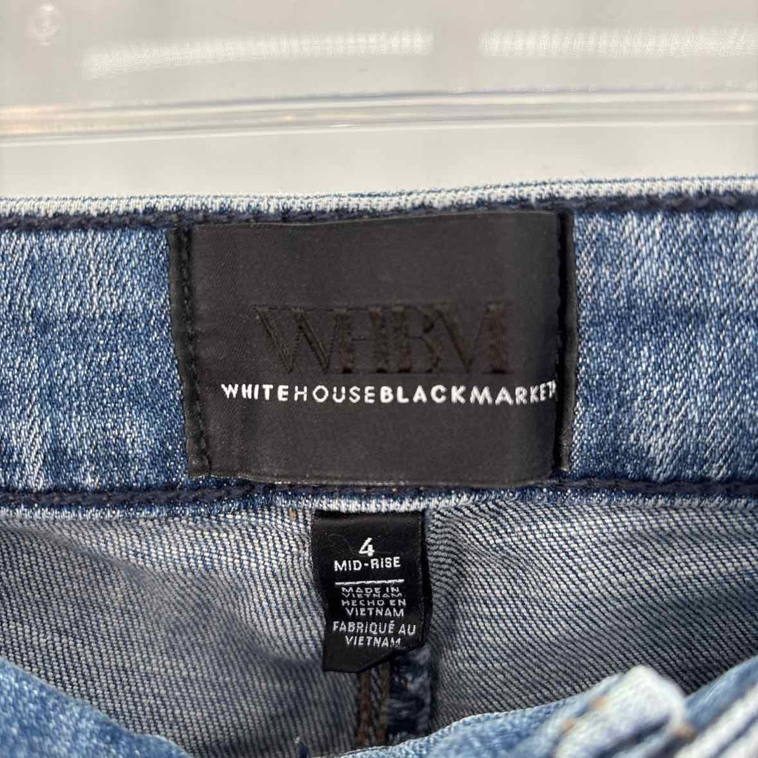 Size 4 White House Black Market Blue Denim Jeans