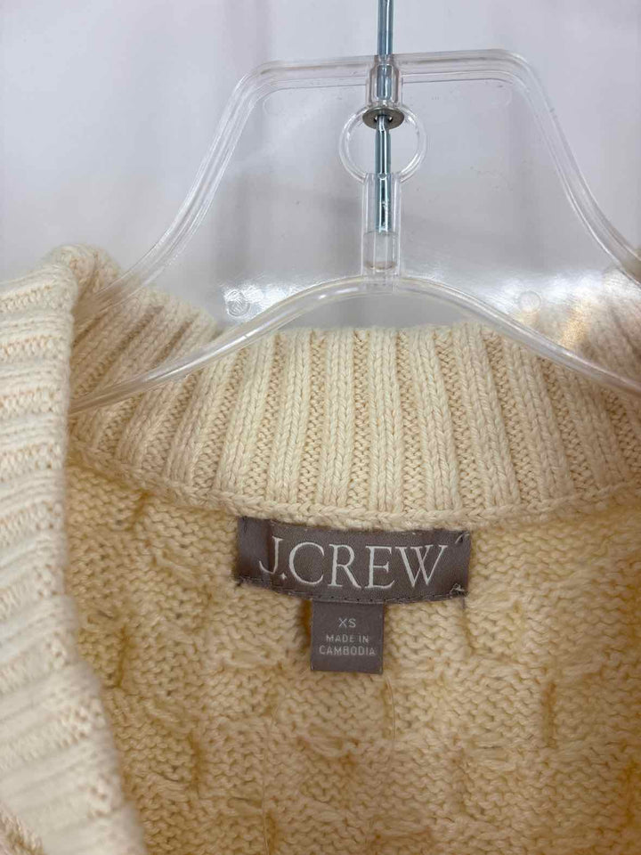Size XS J Crew Cream Sweater