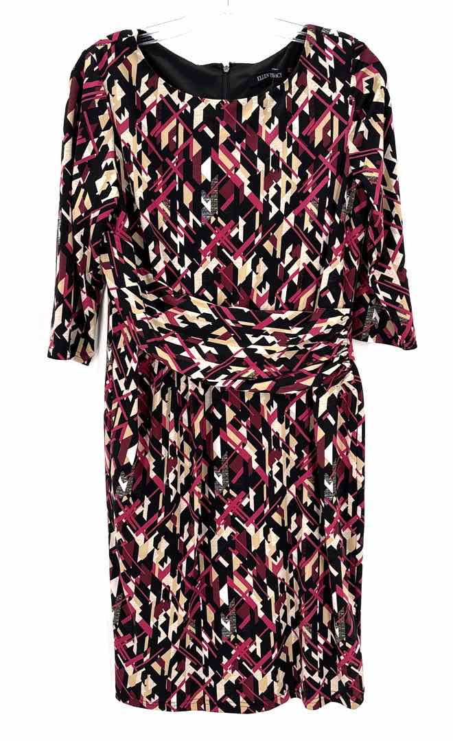 Size 10 ELLEN TRACY Multi-Color Dress
