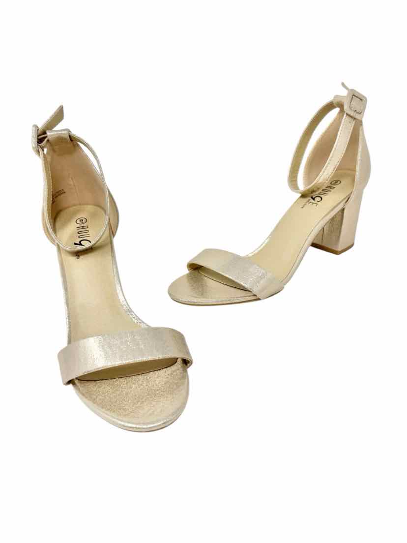 Shoe Size 9 ROUGE Gold Heels