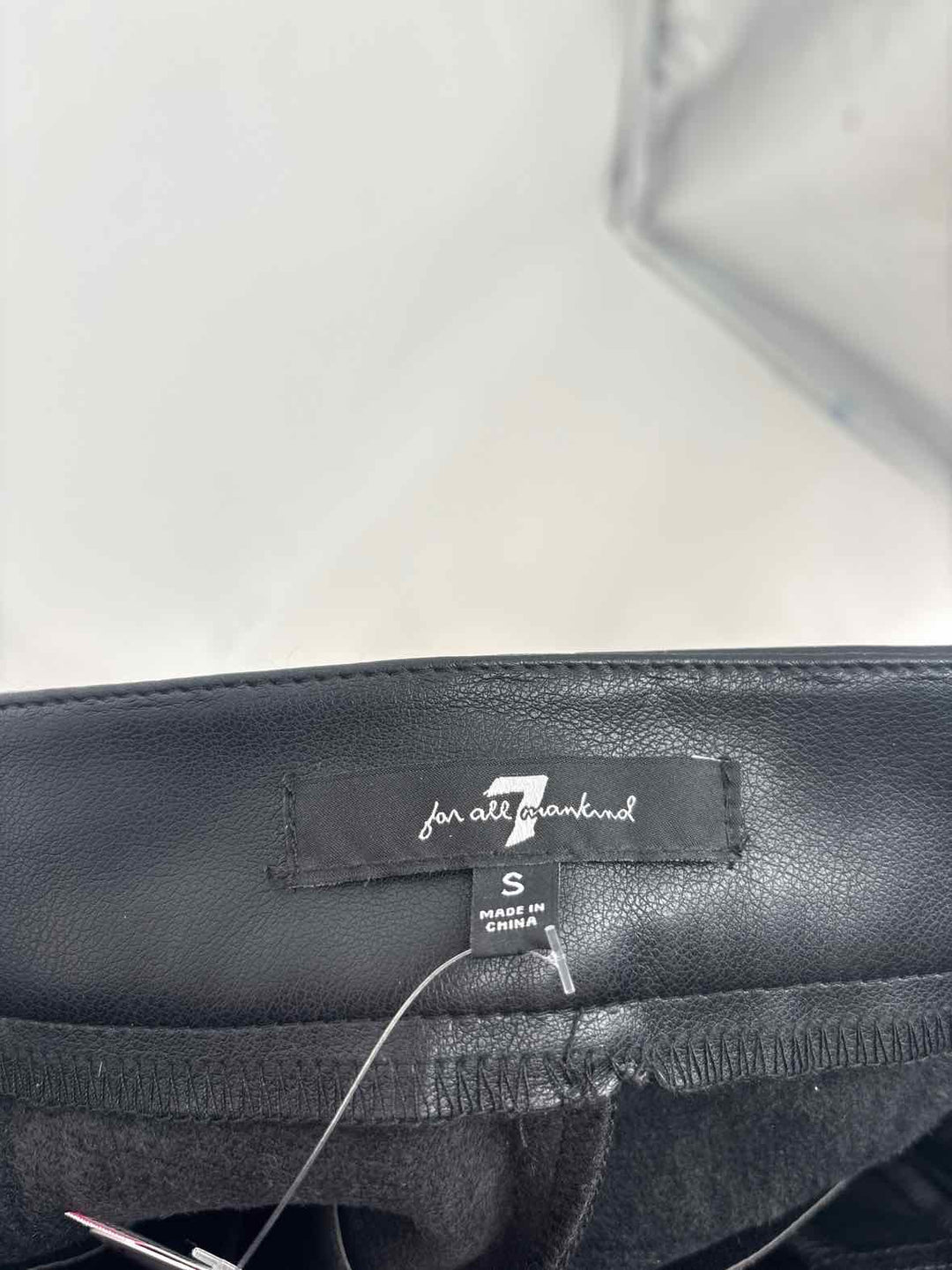 Size S 7 for all Mankind Black Pants