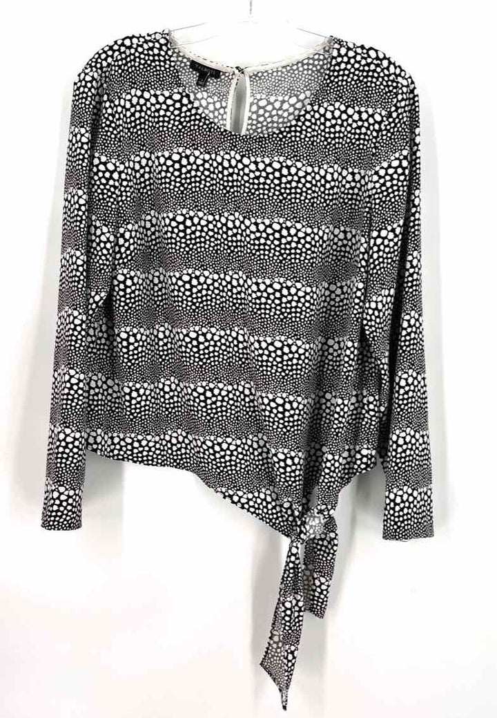 Size L Talbots Black Shirt