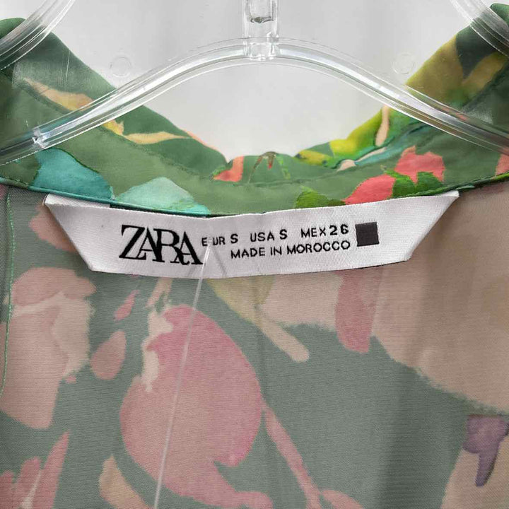 Size S ZARA Green Shirt