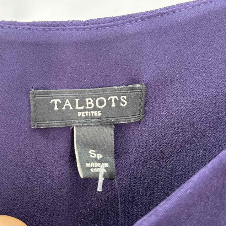 Size S Talbots Purple Shirt