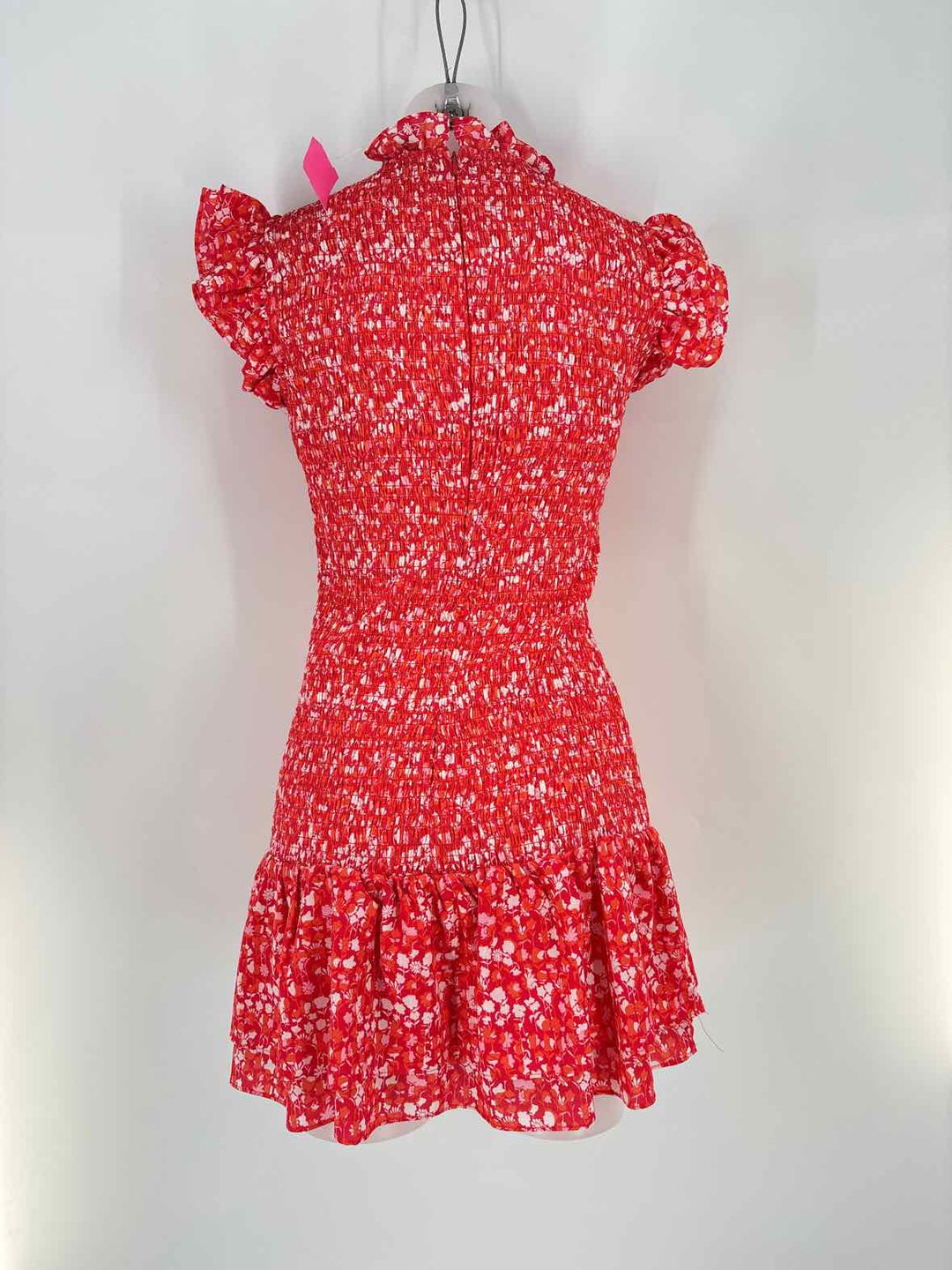 Size S FRENCH CONNECTION Red Print Dress