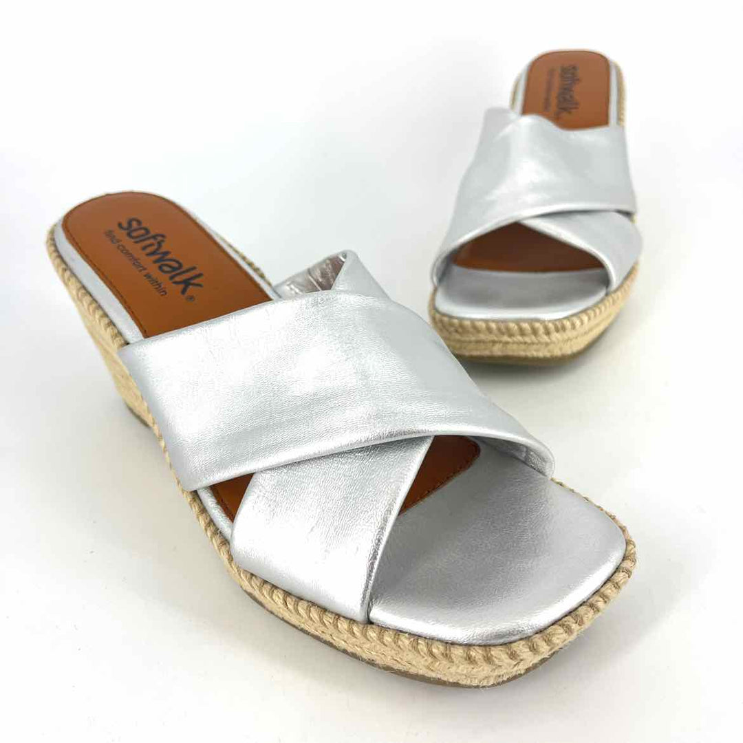 Shoe Size 7 Silver Sandals