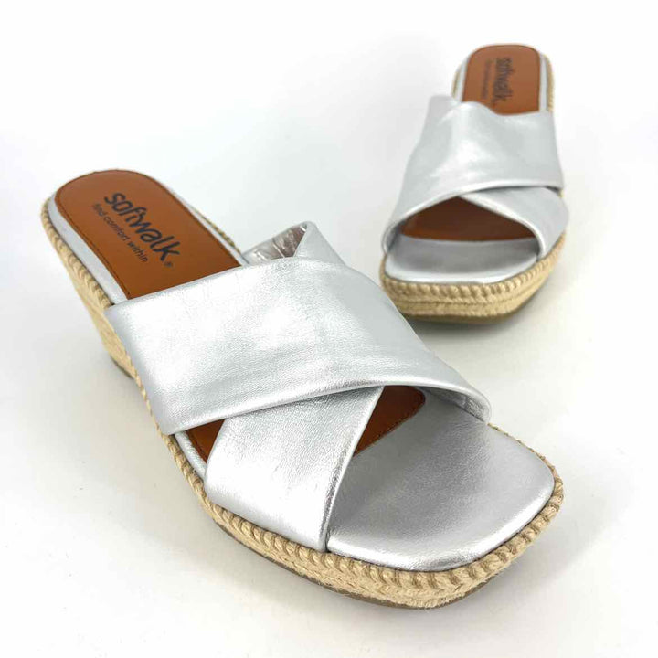 Shoe Size 7 Silver Sandals