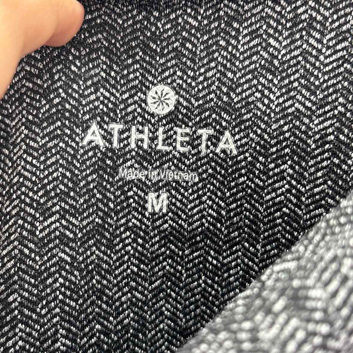 Size M Athleta Black Faux Leather Pants