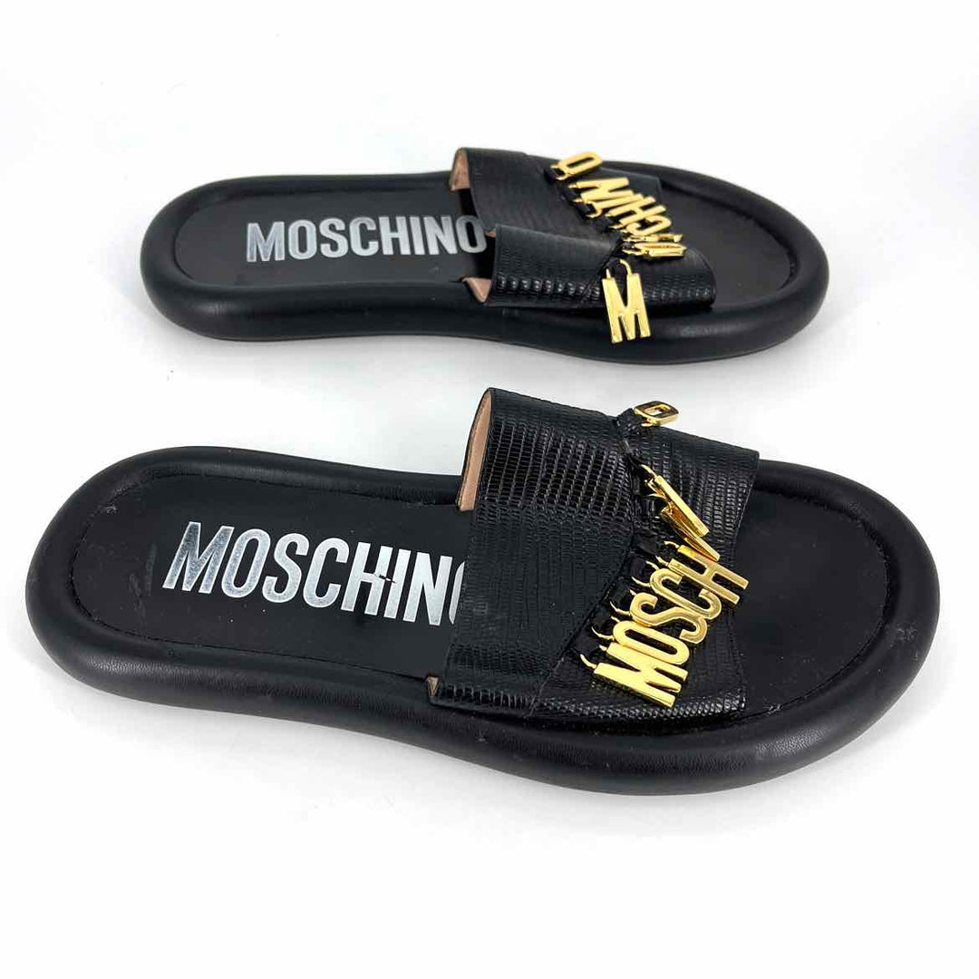 Shoe Size 40 Moschino Black Sandals