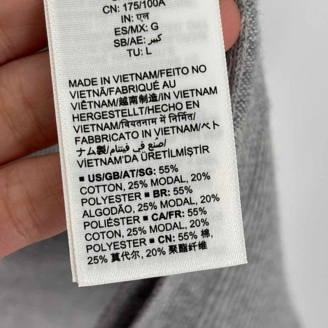 Size 1X Gray Knit Sweater