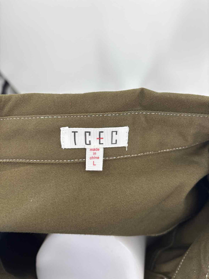 Size L TCEC Green Dress