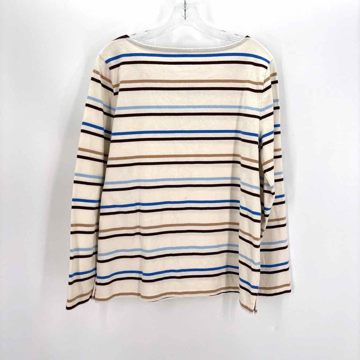 Size L Talbots Ivory Cotton Shirt