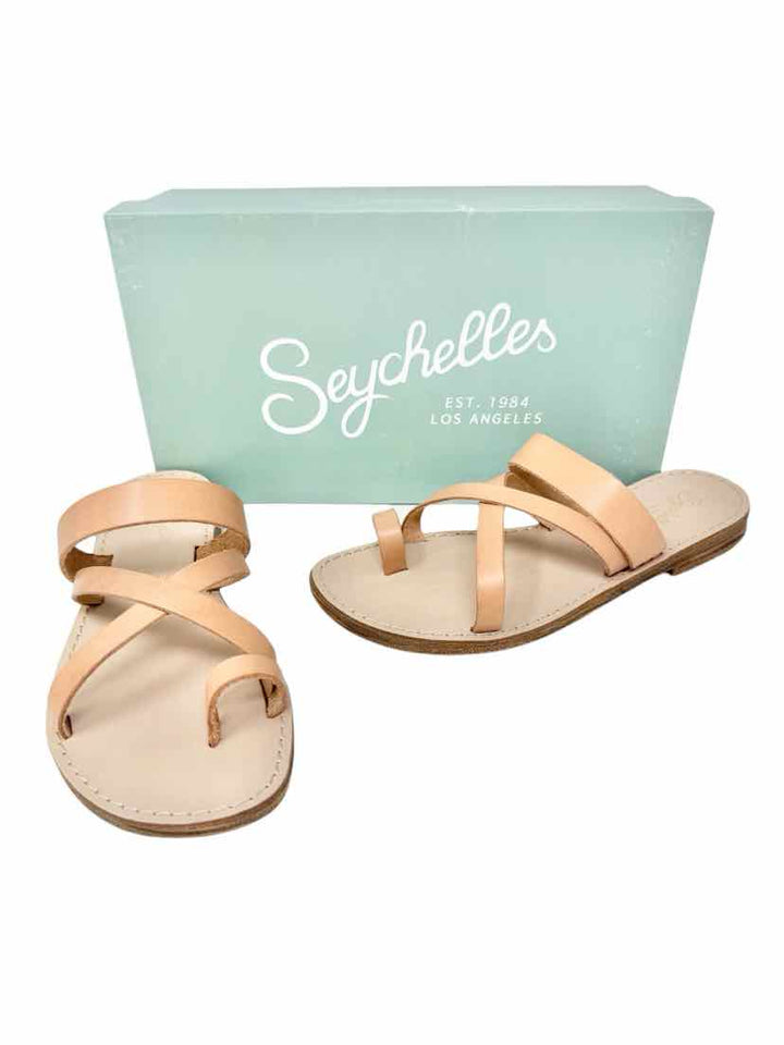 Shoe Size 6 SEYCHELLES Tan Leather Sandals