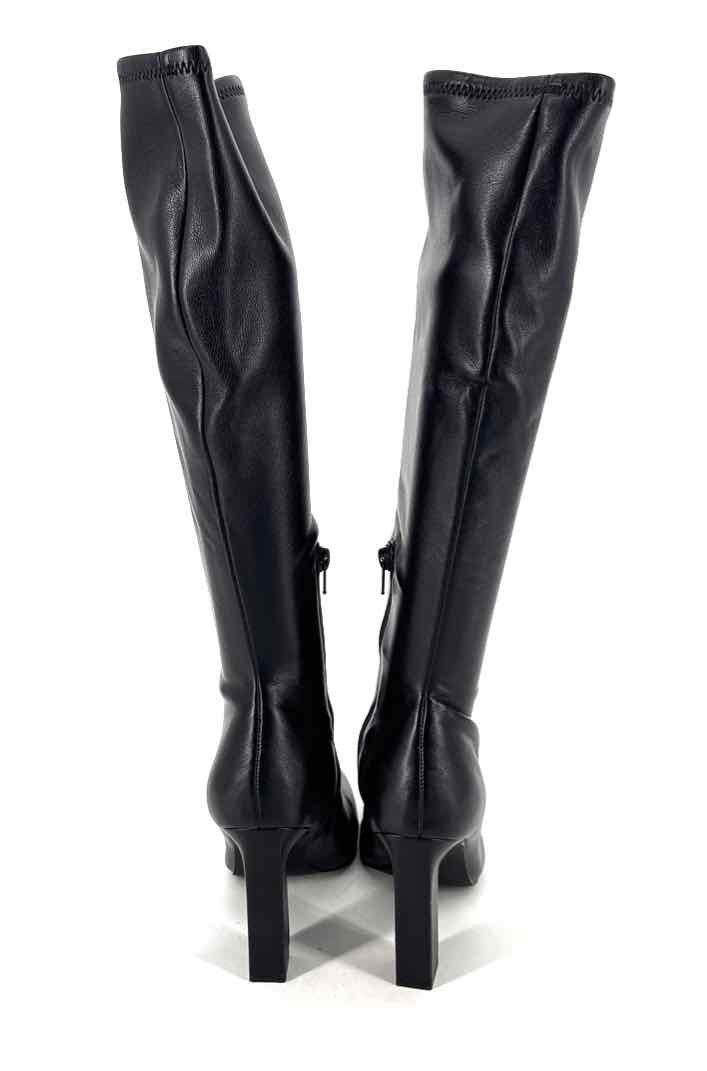 Shoe Size 8 Steve Madden Black Faux Leather Boots