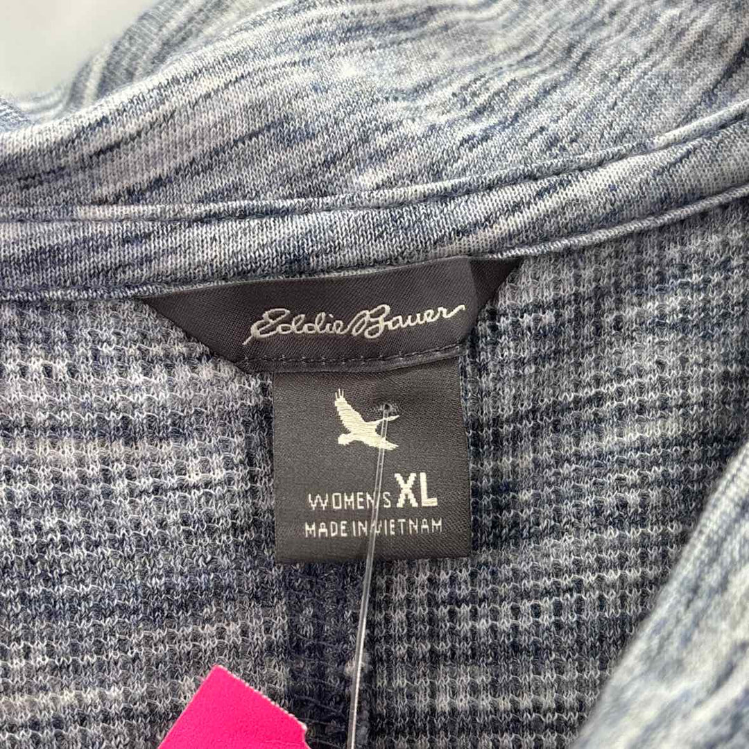 Size XL EDDIE BAUER Blue Print Shirt