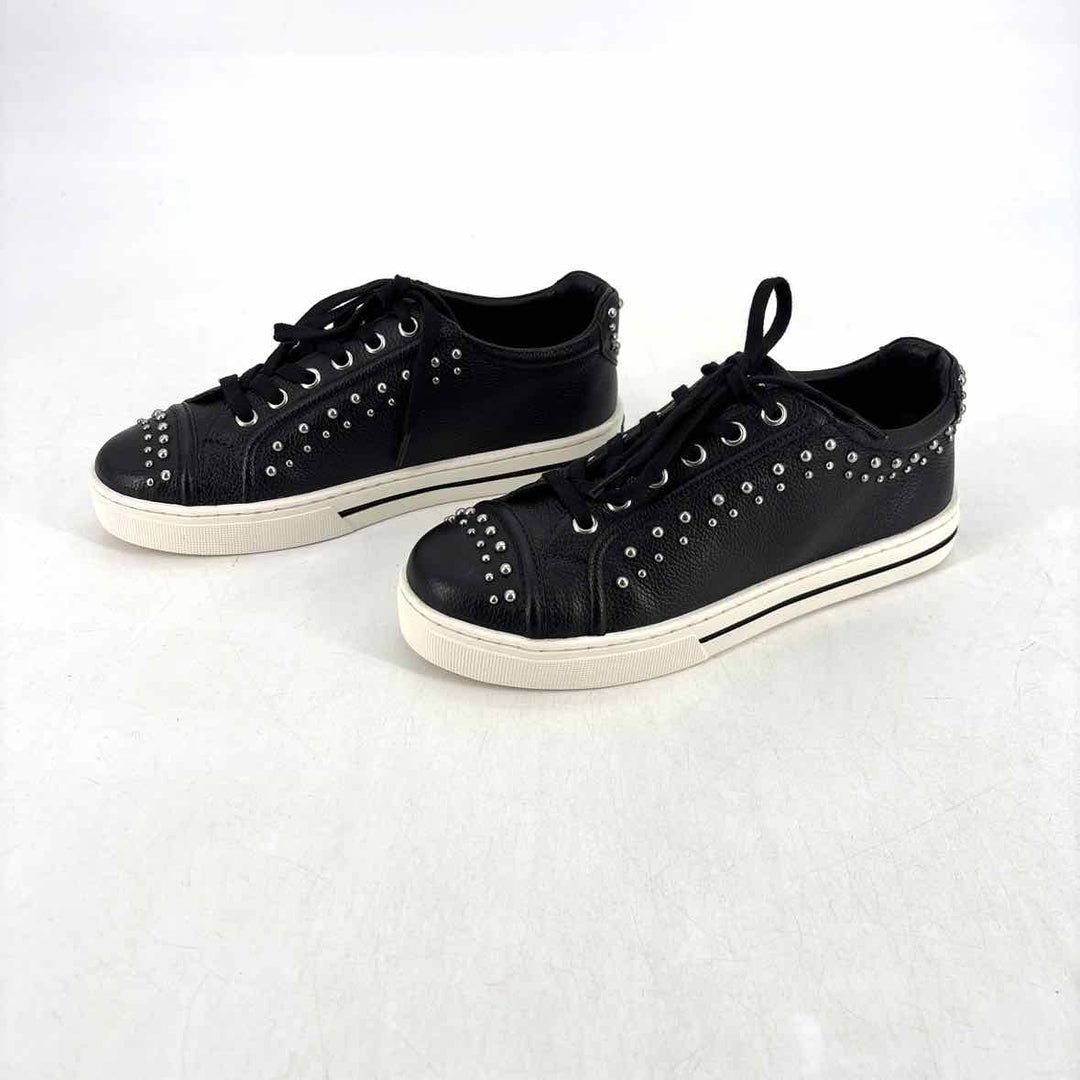 Shoe Size 7.5 BRIGHTON Black Leather Sneakers