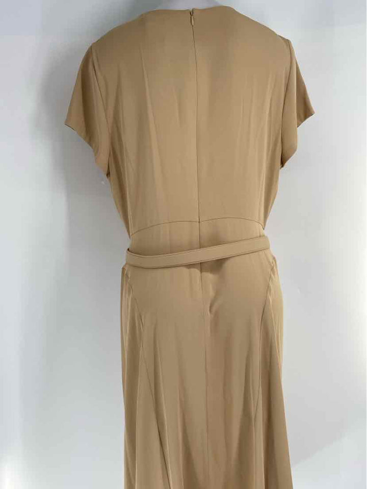 Size 16 RALPH LAUREN Tan Dress