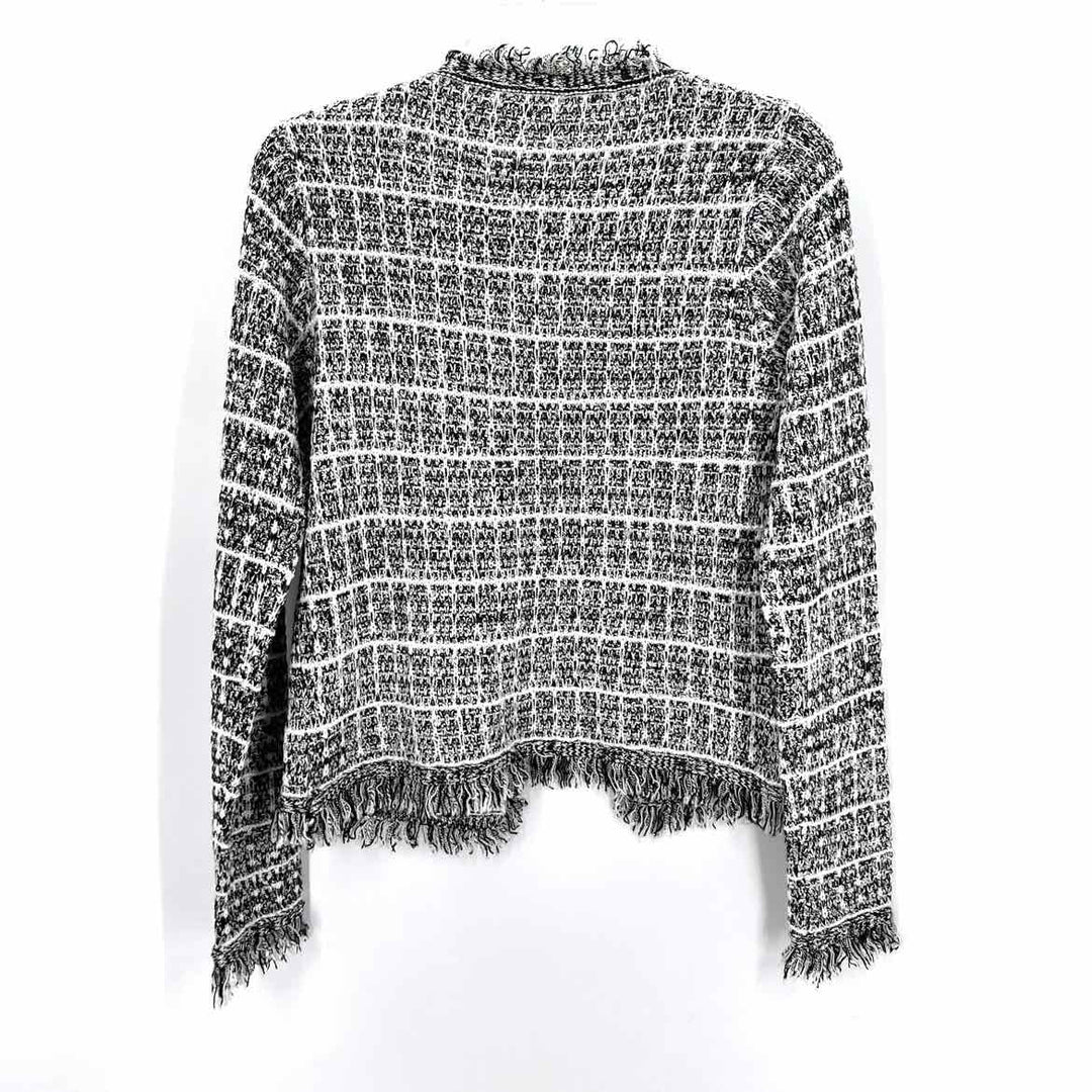 Size S Black Tweed Sweater