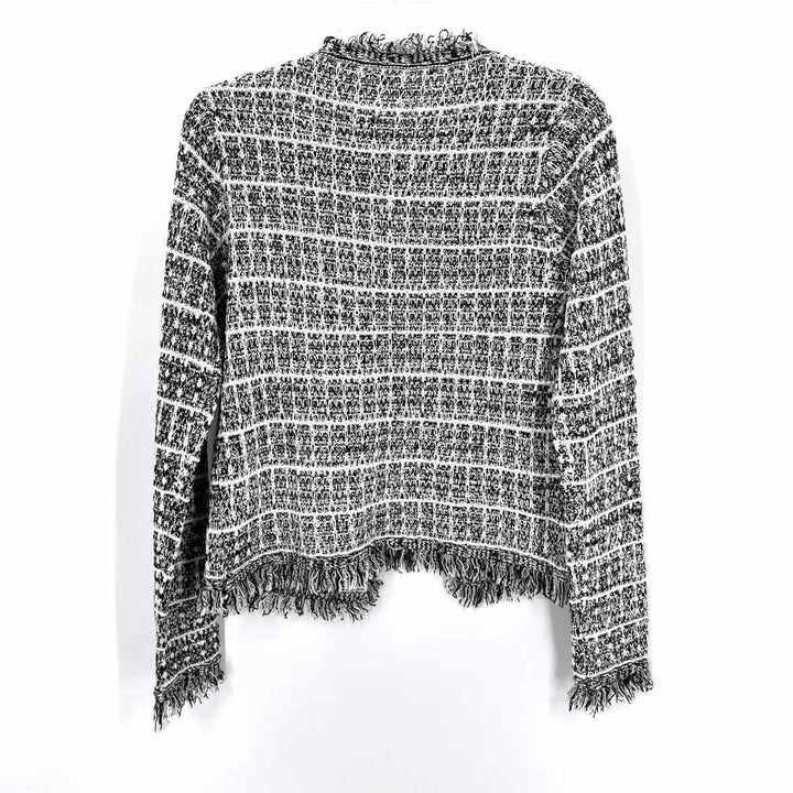 Size S Black Tweed Sweater