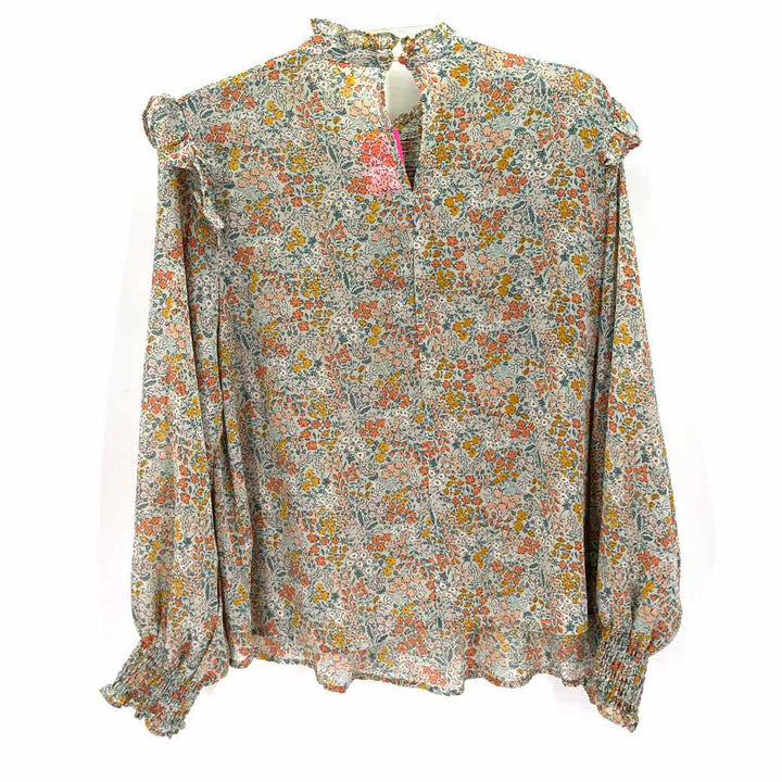 Size M Green Print Shirt