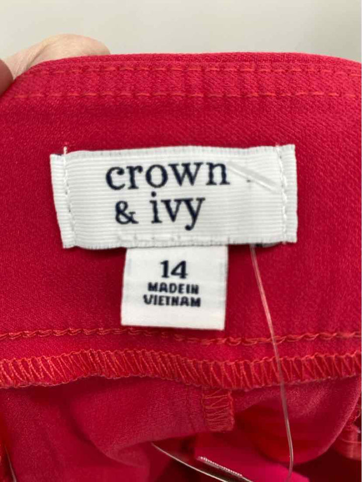 Size 14 CROWN & IVY Pink Shorts
