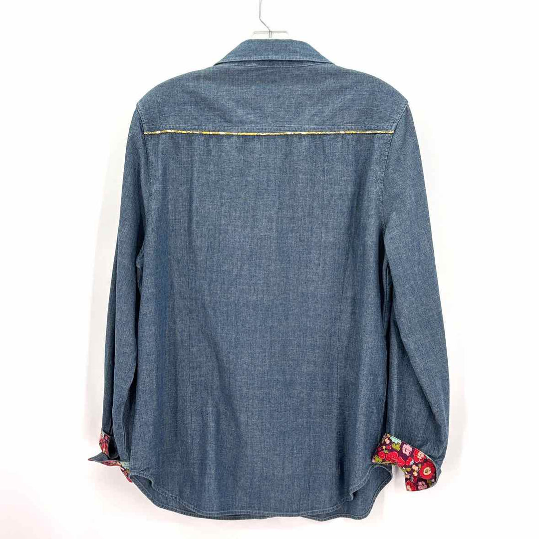 Size L Blue Denim Shirt