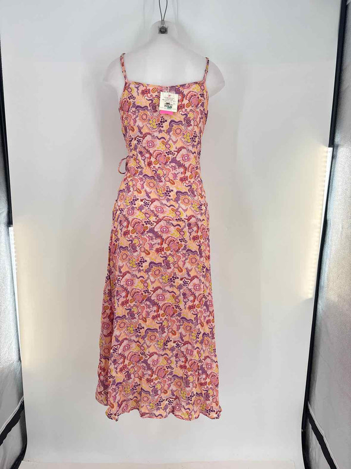 Size M PINK PRINT Dress
