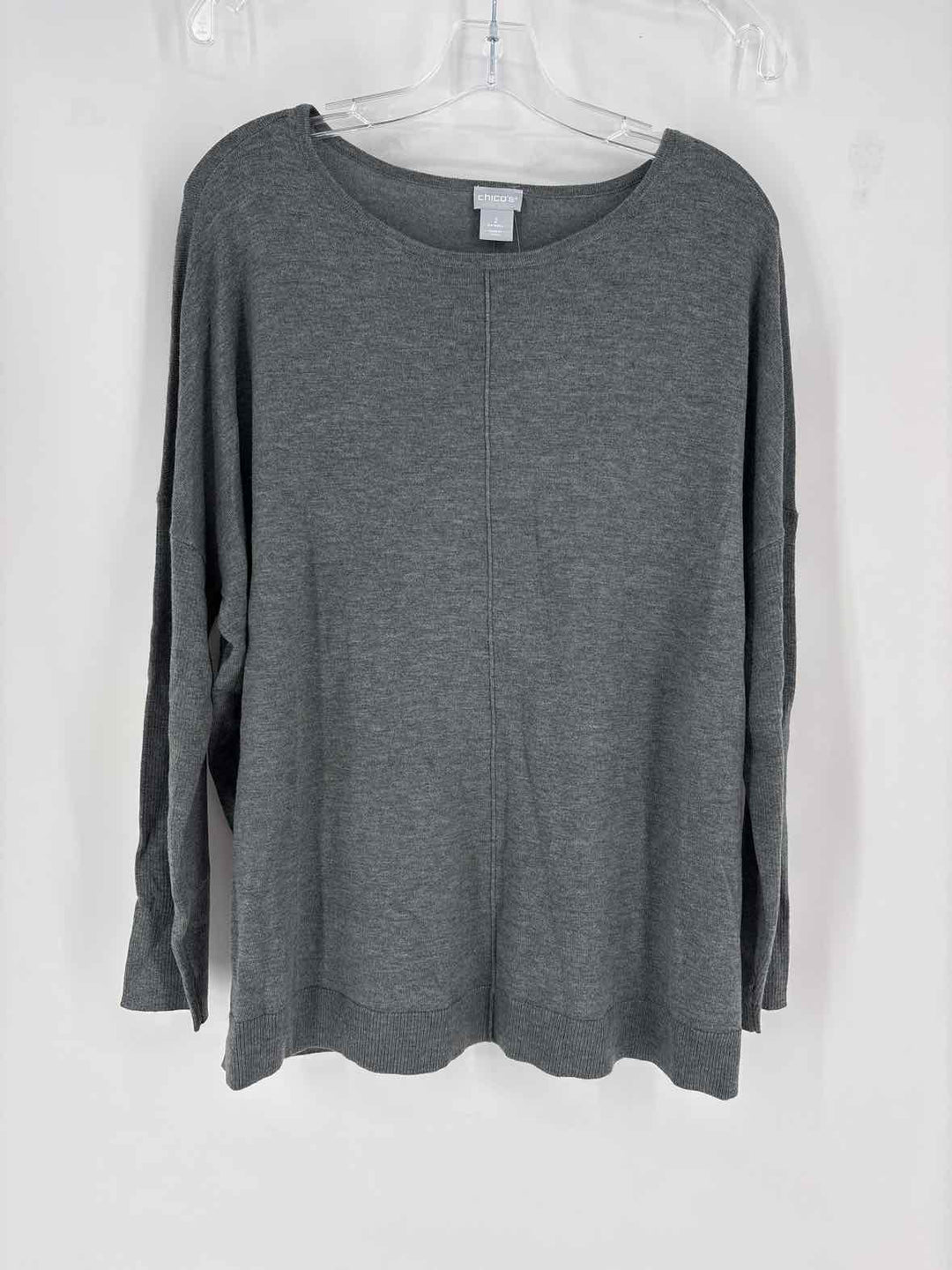 Size L Chico's Gray Sweater