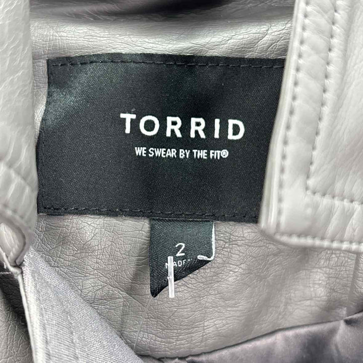 Size 2X Torrid Gray Jacket