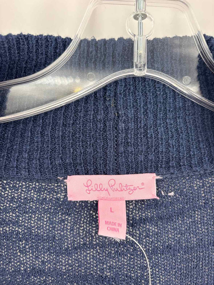 Size L Lilly Pulitzer Navy Sweater
