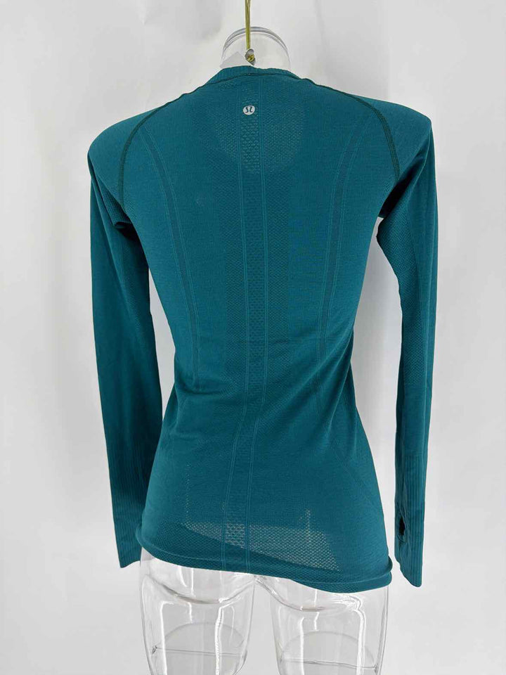 Size 4 Lululemon Green Shirt
