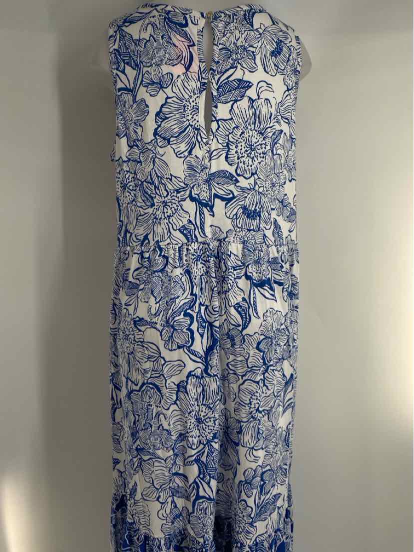 Size XL Lilly Pulitzer Blue Print Dress