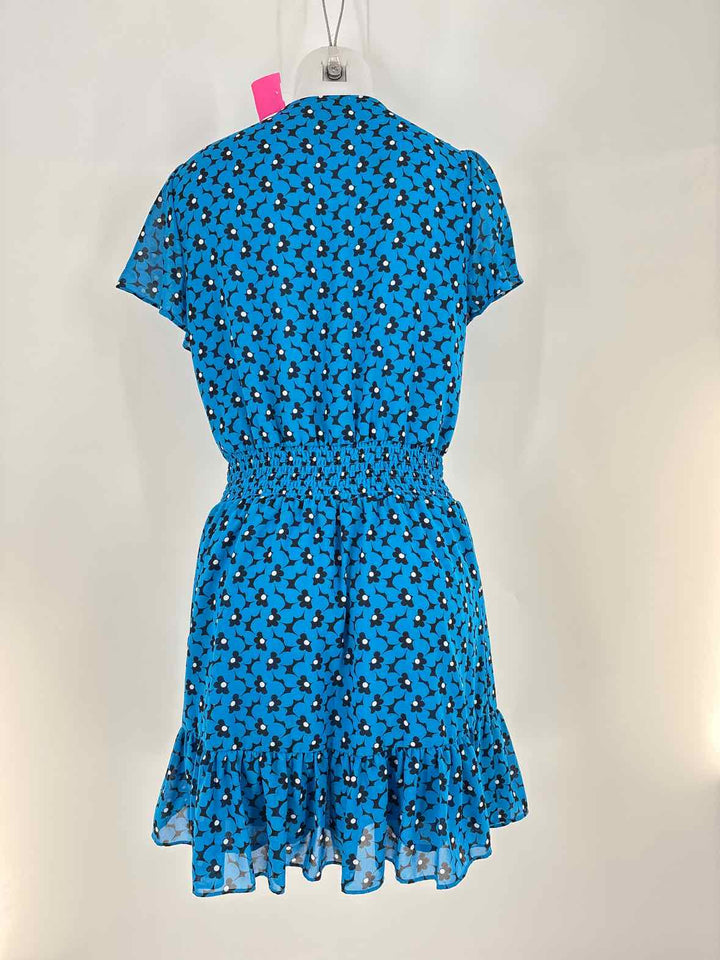 Size M Michael Kors Blue Print Dress