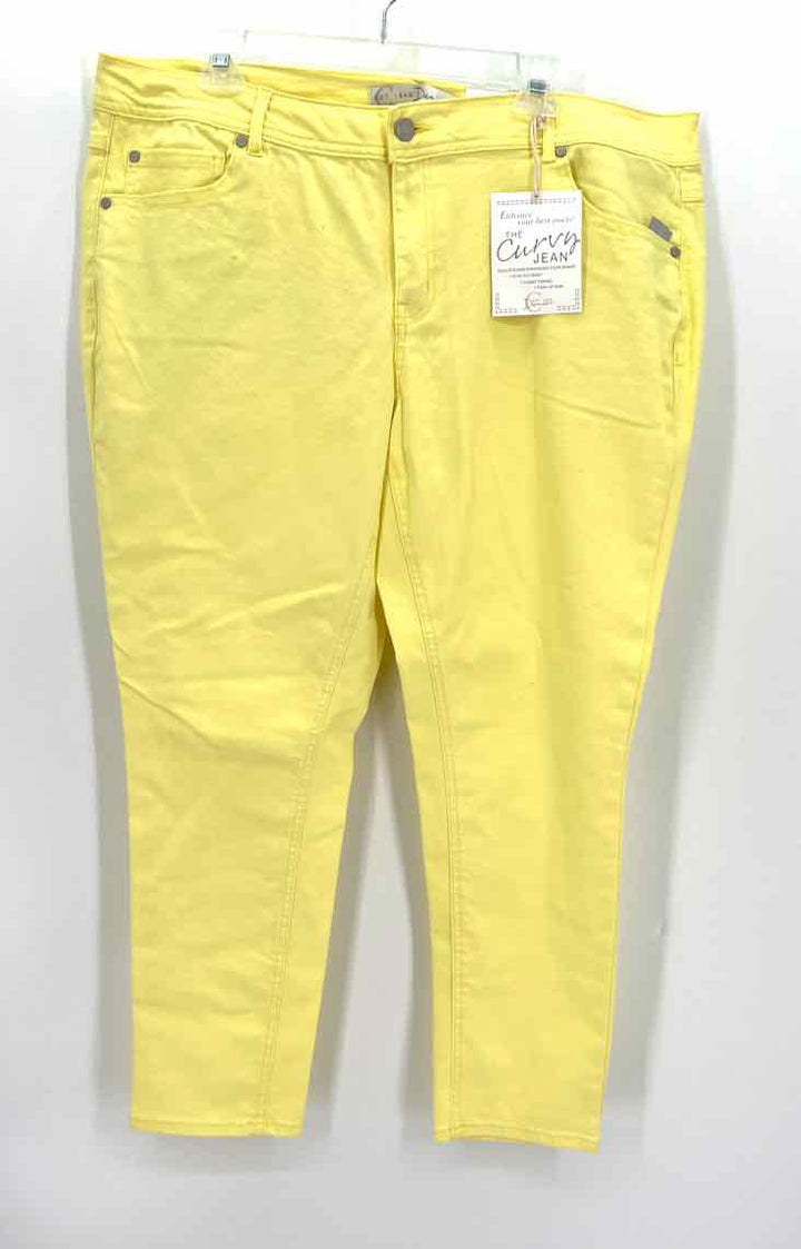 Size 16 CATO Yellow Jeans