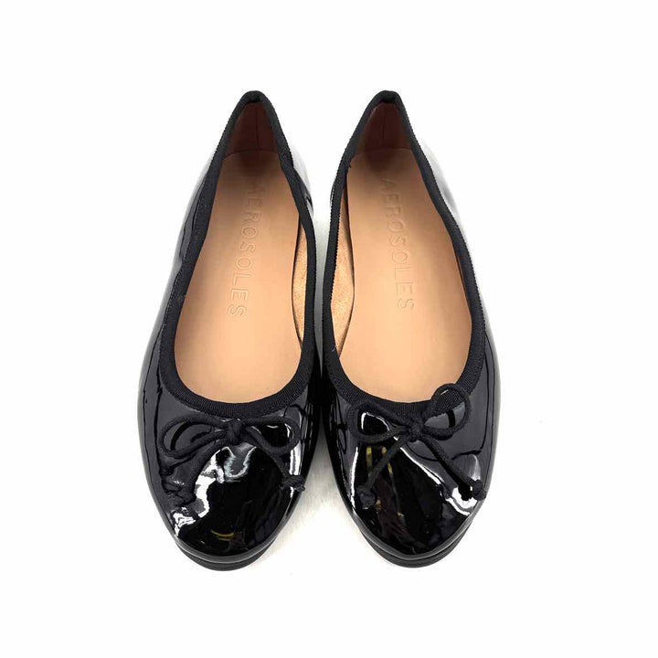 Shoe Size 9 AEROSOLES Black PATENT Flats