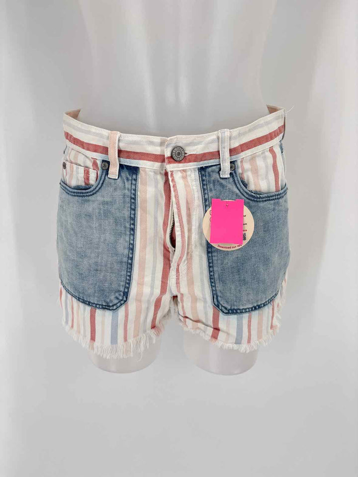 Size 6 AMERICAN EAGLE Multi-Color Shorts