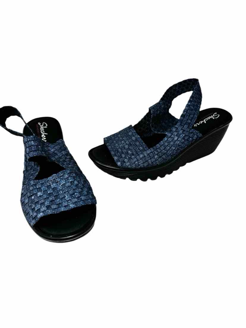 Shoe Size 10 Sketchers Blue Sandals