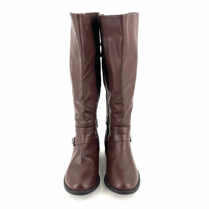 Shoe Size 9.5 Torrid Brown Faux Leather Boots